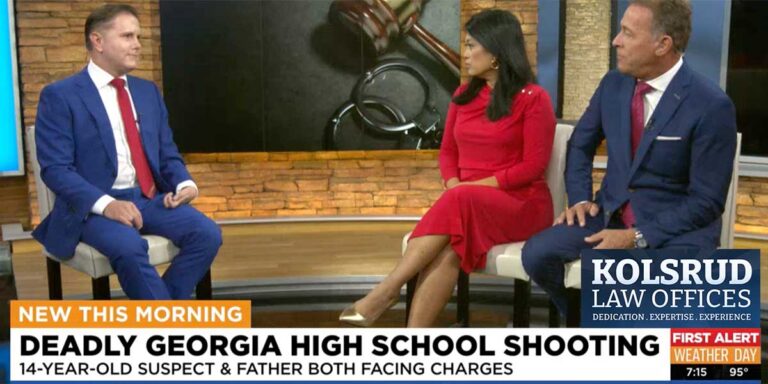 AZFamily 3TV Interviews defense attorney Josh Kolsrud following Georgia Shooting involving Colt Gray and his father Colin Gray