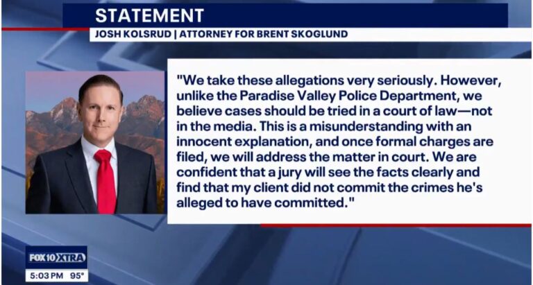 Defense Attorney Josh Kolsrud Demands Fair Trial in Paradise Valley Embezzlement Case