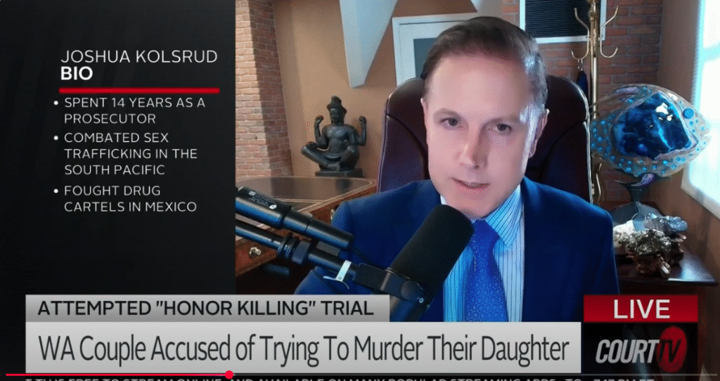 Honor Killing Trial - Attorney Josh Kolsrud