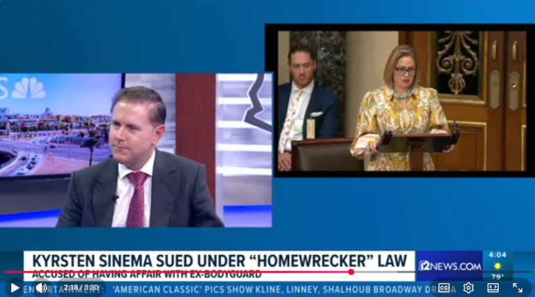 | Homewrecker Law Rare but Real: Josh Kolsrud Breaks Down the Lawsuit Against Kyrsten Sinema