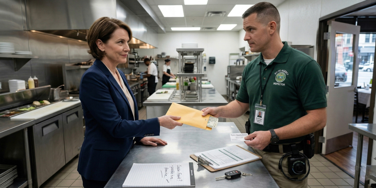 Bribery for inspections.